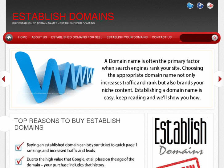 www.establishdomains.com