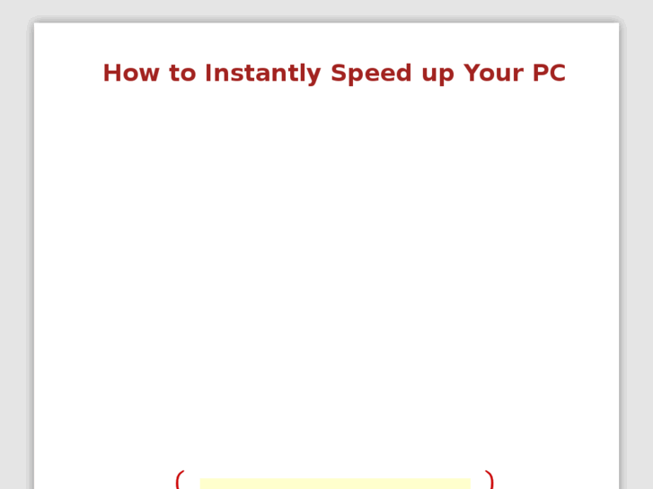 www.my-slow-computer.info