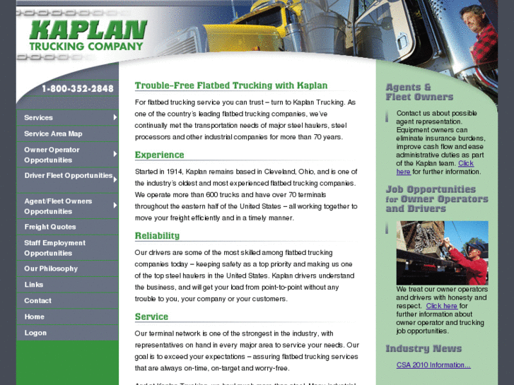 www.kaplantruckingco.com