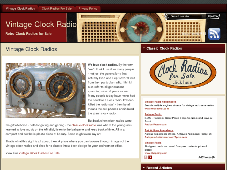 www.vintageclockradio.com