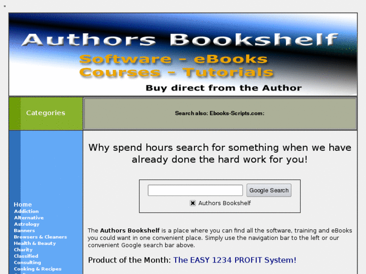 www.authorsbookshelf.com