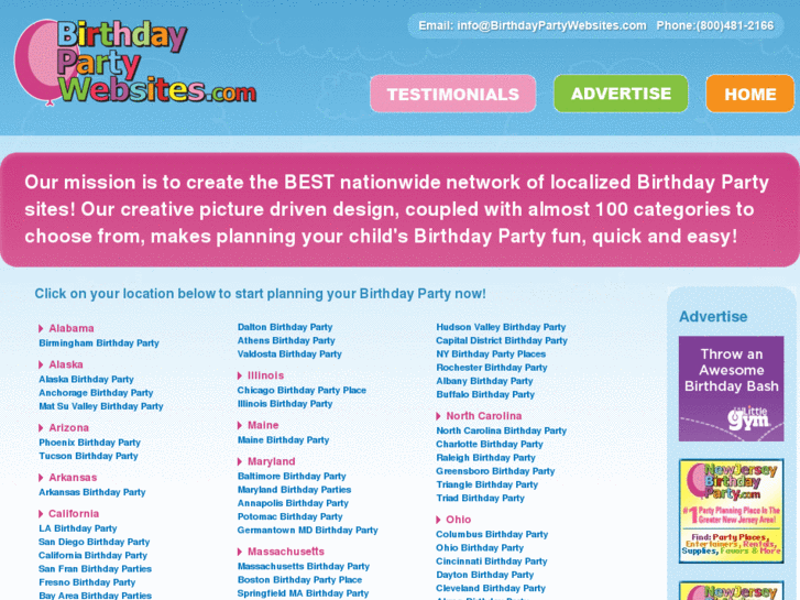 www.birthdaypartywebsites.com