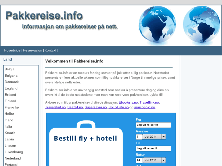 www.pakkereise.info