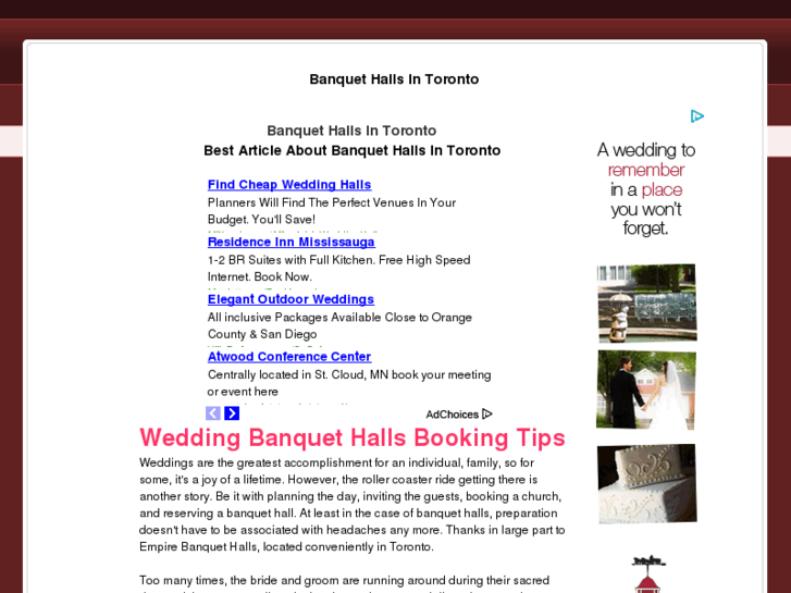 www.banquethallsintoronto.org