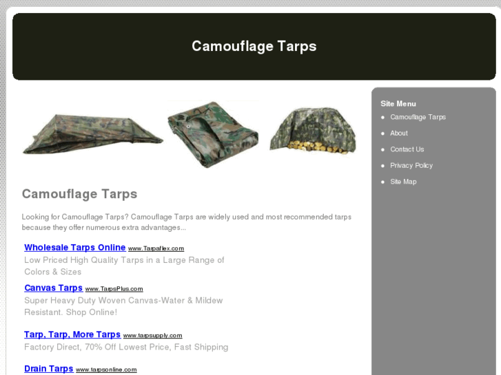 www.camouflagetarps.org