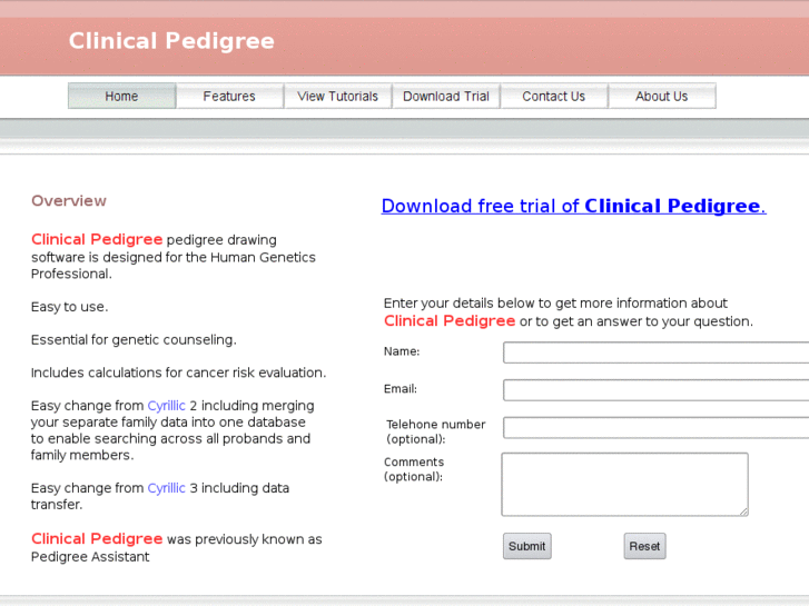 www.clinicalpedigree.com