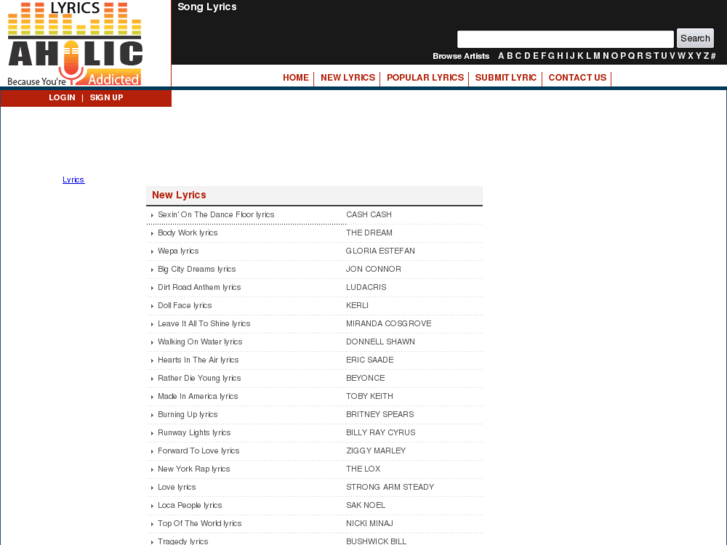 www.lyricsaholic.com
