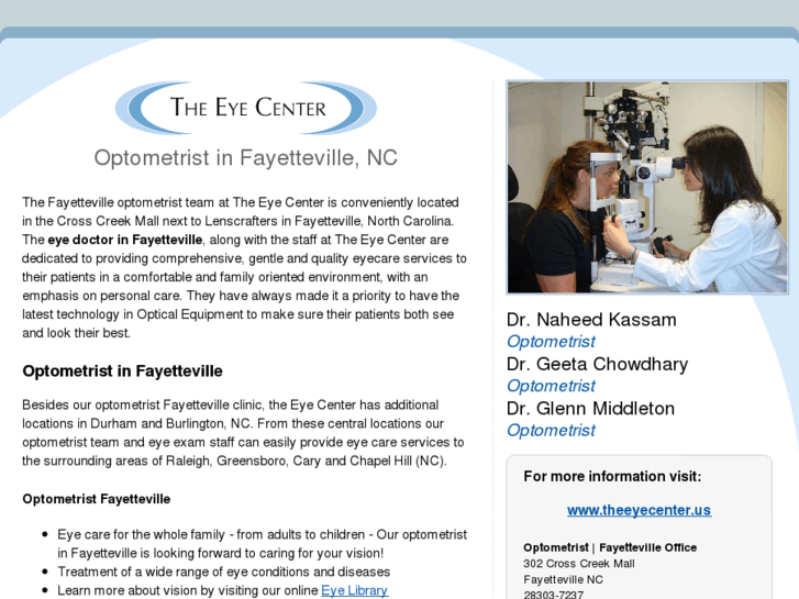 www.optometristfayetteville.com
