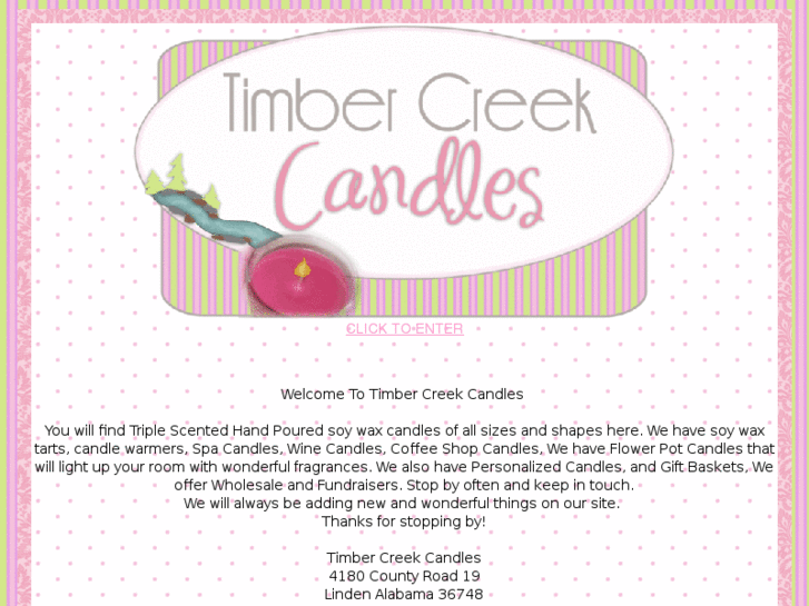 www.timbercreekcandles.com
