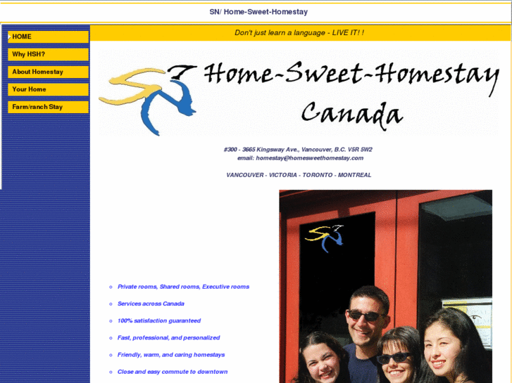 www.canadahomestays.com