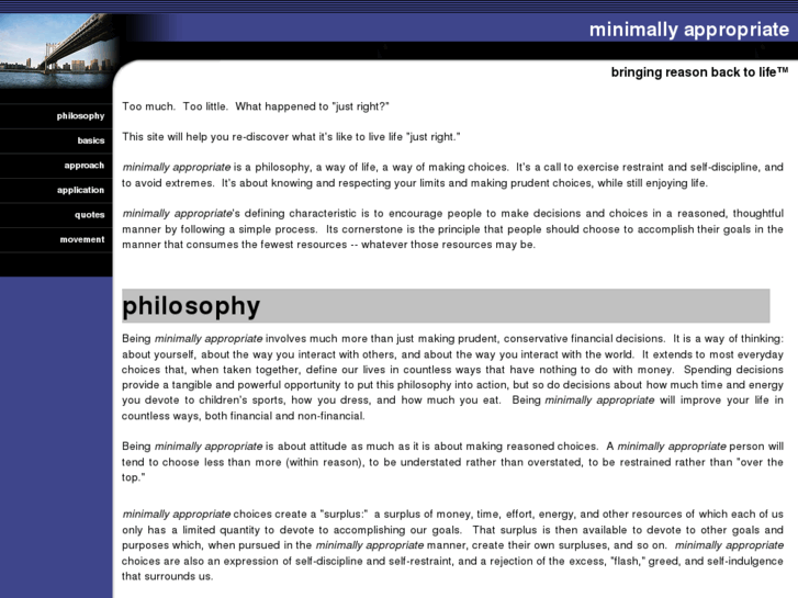 www.minimallyappropriate.com