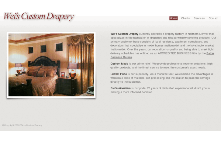 www.weiscustomdrapery.com