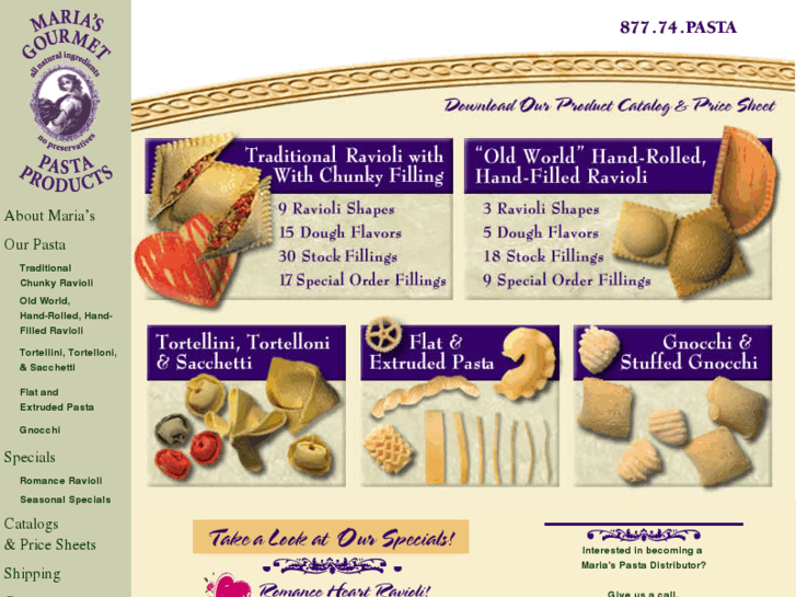 www.mariasgourmetpasta.com