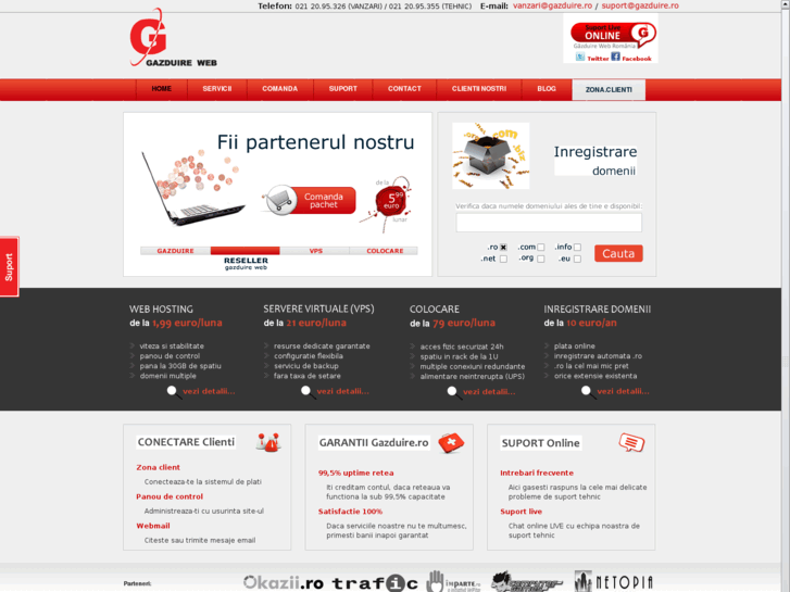 www.gazduire.ro