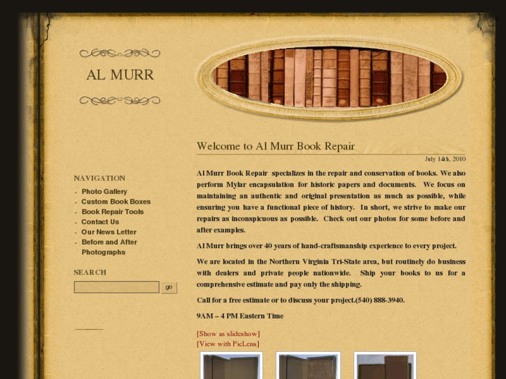 www.almurrbookrepair.com