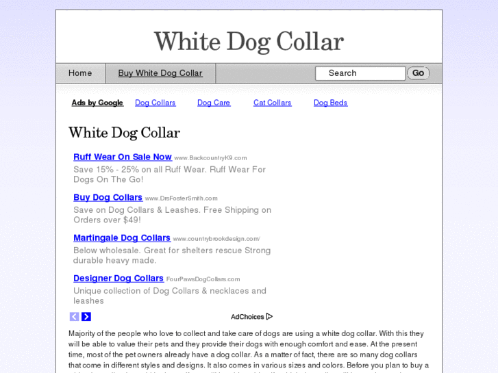 www.whitedogcollar.net