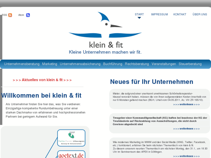 www.kleinundfit.de