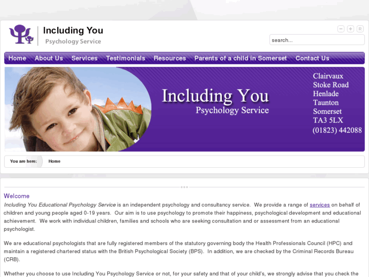 www.includingyou.co.uk