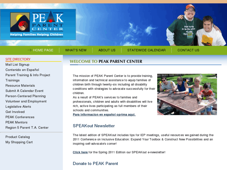 www.peakparent.org