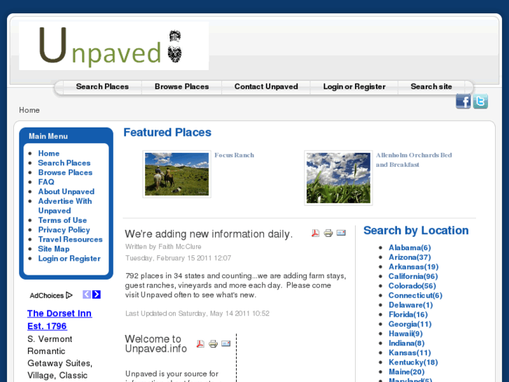 www.unpaved.info