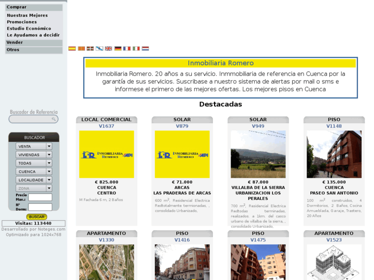 www.agenciainmoromero.com