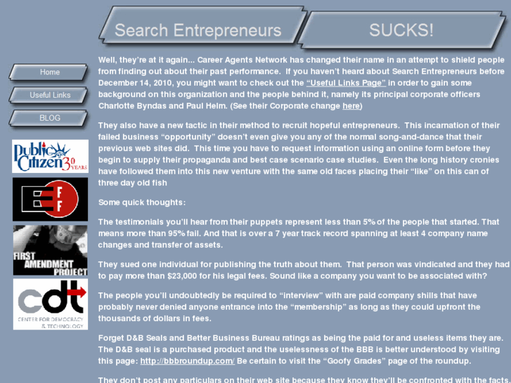 www.searchentrepreneurssux.com