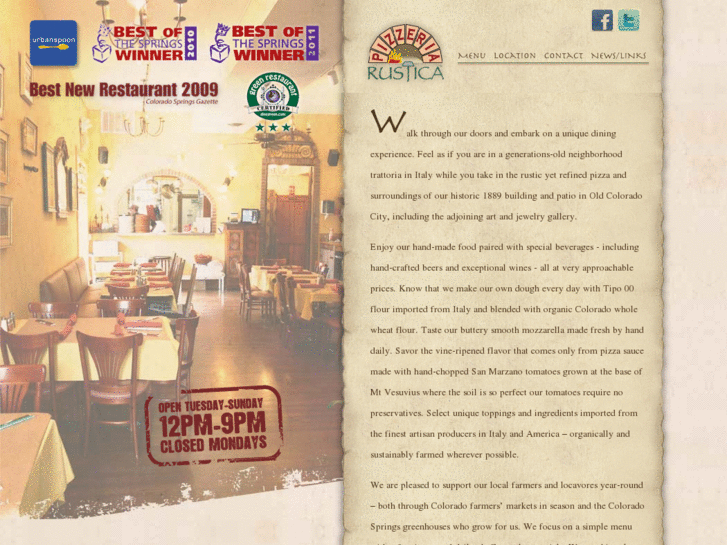 www.pizzeriarustica.com