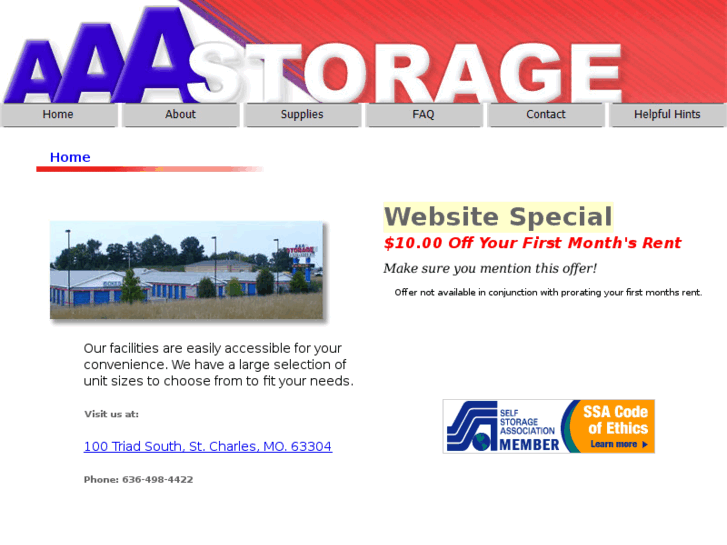 www.aaastorageonline.com