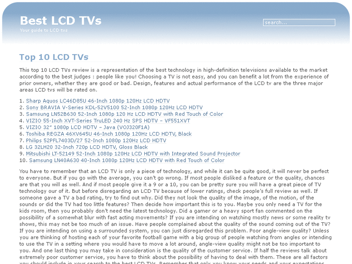 www.best-lcd-tvs.net