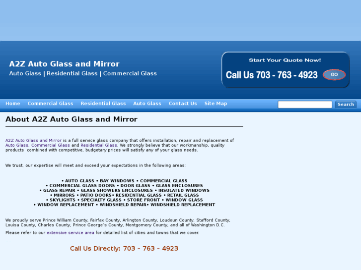 www.a2zautoglassandmirror.com