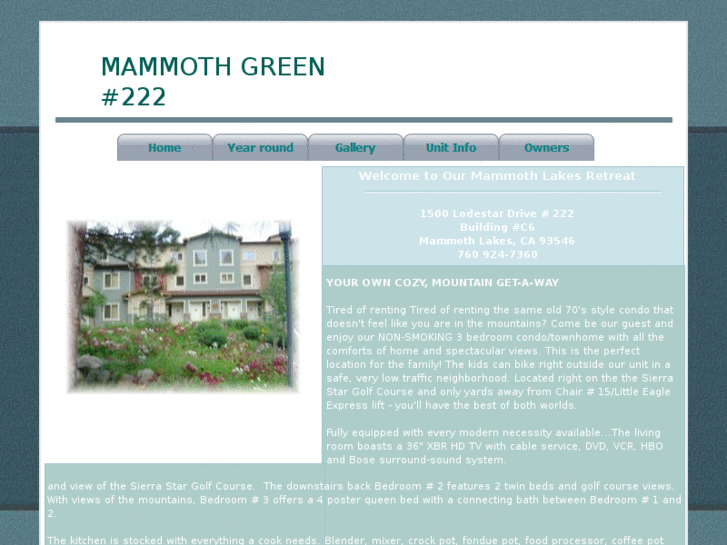 www.mammothgreencondo.com