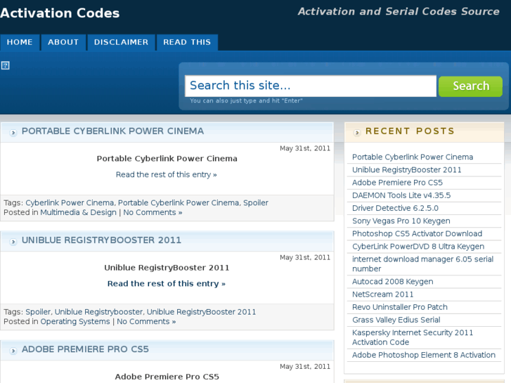 www.activationcodes.info