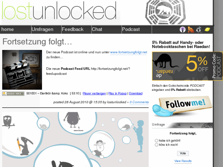 www.lostunlocked.de