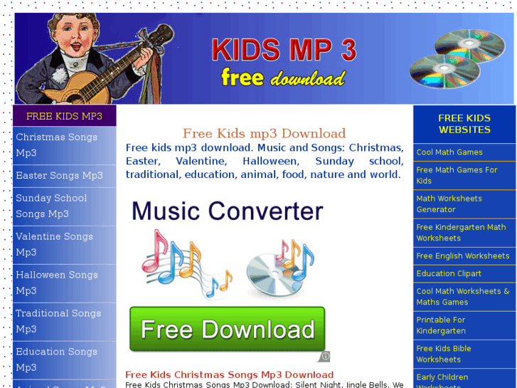 www.freekidsmp3.com