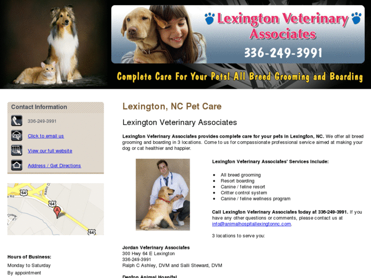www.animalhospitallexingtonnc.com