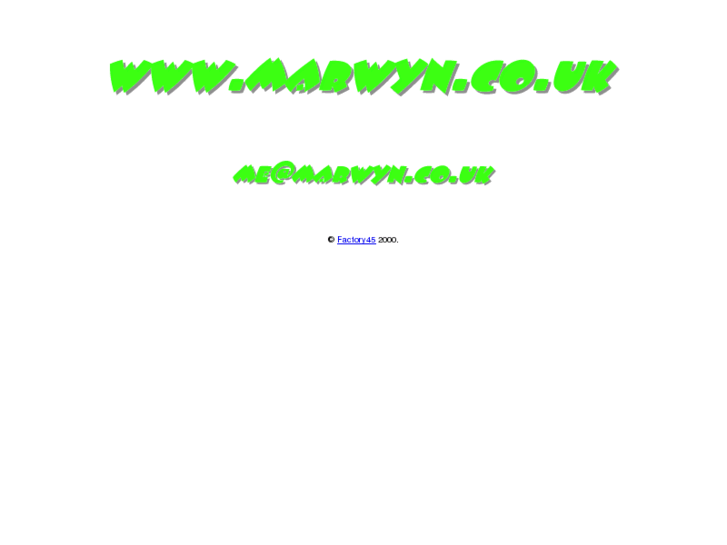 www.marwyn.co.uk
