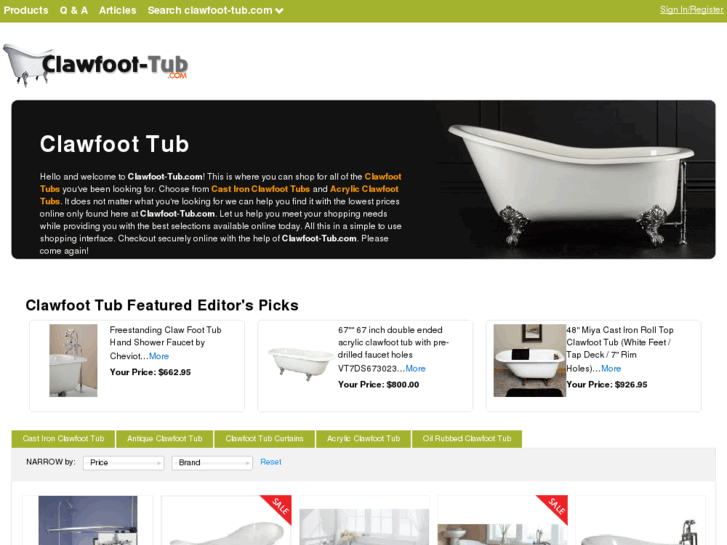 www.clawfoot-tub.com