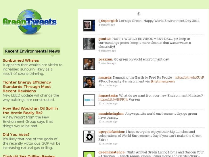 www.greentweets.com