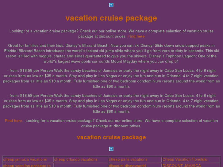 www.vacation-cruise-package.com