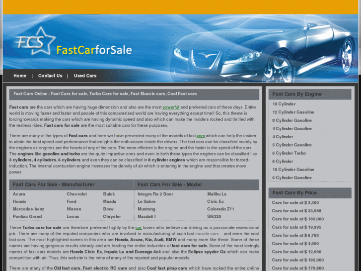 www.fastcarsonline.com