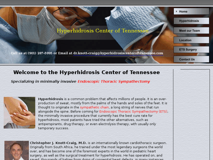 www.hyperhidrosiscenteroftennessee.com