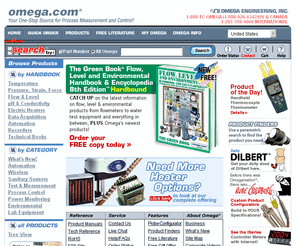 omegaus.net: Sensors, Thermocouple, PLC, Operator Interface, Data Acquisition, RTD
Your source for process measurement and control. Everything from thermocouples to chart recorders and beyond. Temperature, flow and level, data acquisition, recorders and more.
