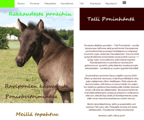 poninhanta.net: Talli Poninhäntä
