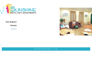 sunshinehotelbodrum.com: Sunshine Hotel & Aparts - Bodrum
Sunshine hotel & aparts Bodrumun en güzel koyalarından mavi bayraklı bardakçı sahiline 500 metre,eğlence mekanları ve plajı ile meşur gümbete 700 metre,tarihi ve kalitesiyle göz dolduran bodruma ise 800 metre mesafede muhteşem kale manzarası ile gürültüden uzak heryere yakın bir şehir otelidir. Tel: +90 252 316 01 20 - Gsm: +90 532 506 84 48