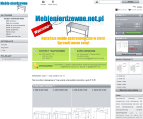 meblenierdzewne.net.pl: Meble nierdzewne
meble nierdzewne, meble do gastronomii, meble gastronomiczne, stoły nierdzewne, zlewozymwaki