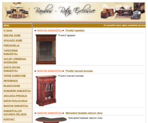 ratan-exclusive.com: Ratan Exclusive - Prodaja namještaja -Rustikalni namještaj -Namještaj po narudžbi
Ratan Exclusive - Prodaja namještaja -Rustikalni namještaj -Namještaj po narudžbi - HRVATSKA - Ratan Exclusive - PONUDA