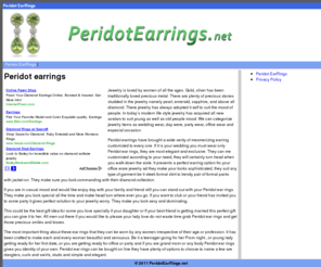 peridotearrings.net: Peridot earrings
Peridot earrings, Peridot EarRings for sale choose from a wide range of brands of peridot earrings