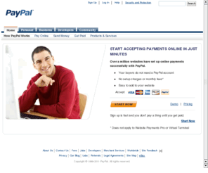 mymerchantsolution.com: START ACCEPTING PAYMENTS ONLINE IN JUST MINUTES - PayPal
PayPal is the safer, easier way to pay online without revealing your credit card number.