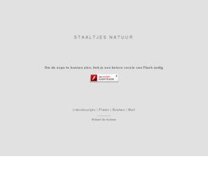 litenatuurtjes.net: Litenatuurtjes
De natuur verwoord en uit staal gesneden. Staaltjes natuur...