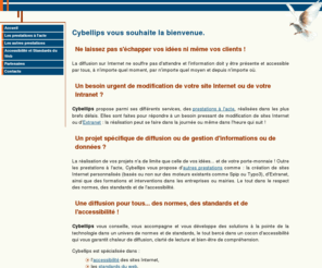 cybellips.com: Cybellips : Accueil.
Prestations à l'acte de développement Internet (Php, Mysql, Xhtml, CSS, etc.). Création de sites internet, extranet et intranet dans le respect des normes d'accessibilité et des Standards du web.